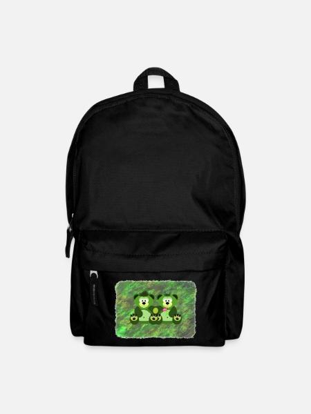 Moosbären - Rucksack - Schwarz