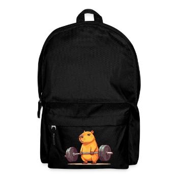 Soulevé de terre Capybara Drôle Fitness Capy Lover - Sac à dos - noir - Devant