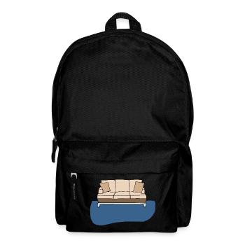 Sofa, colorful artwork - Backpack - black - Front