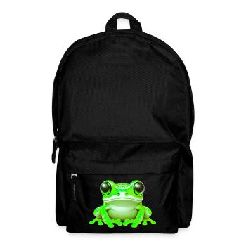 Grenouille - Sac à dos - noir - Devant
