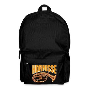 Hornisse - Tenorhorn Design für Orchester Musiker - Rucksack - Schwarz - Vorne