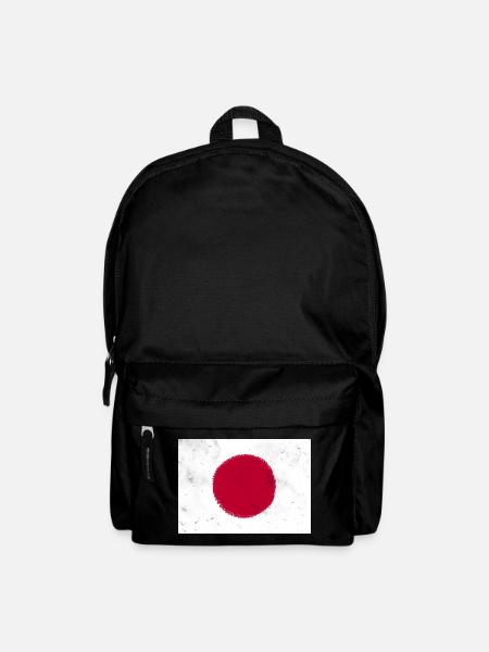 Flag of Japan - Backpack - black