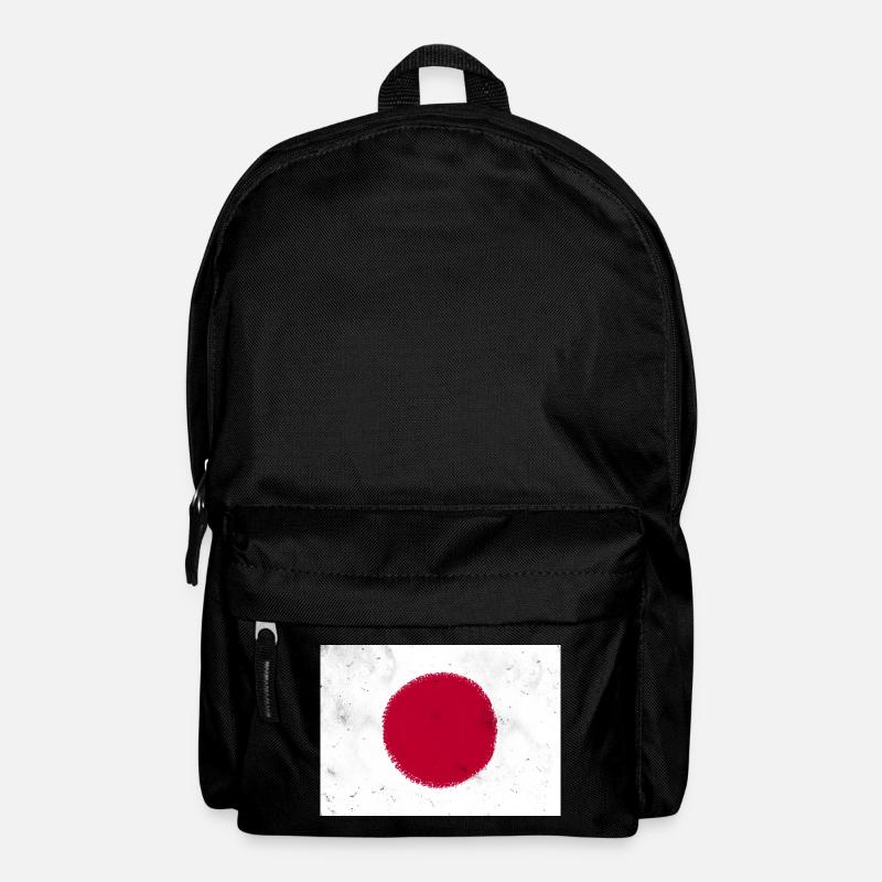 Flagge von Japan - Rucksack - Schwarz