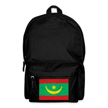 Drapeau de la Mauritanie - Sac à dos - noir - Devant