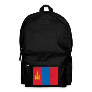 Flag of Mongolia - Backpack - black - Front