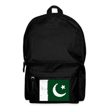 Flagge von Pakistan - Rucksack - Schwarz - Vorne