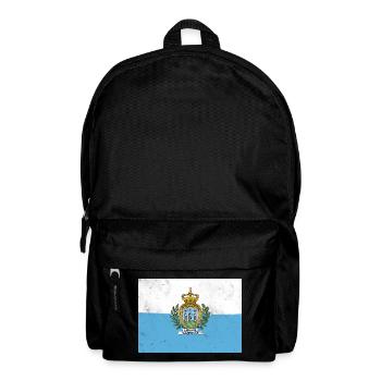 Flag of San Marino - Backpack - black - Front