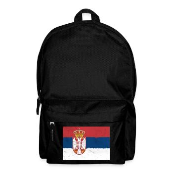 Drapeau de la Serbie - Sac à dos - noir - Devant