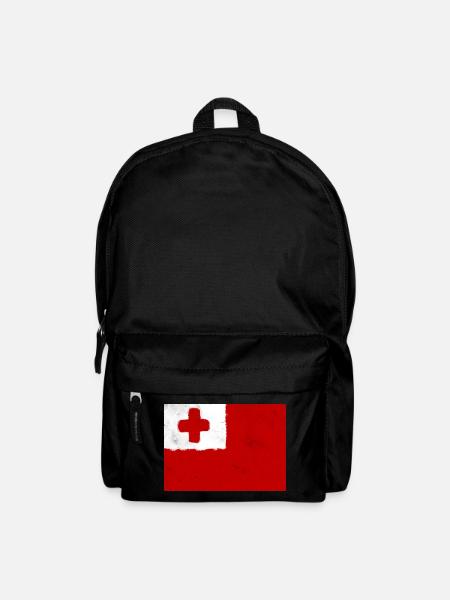 Flag of Tonga - Backpack - black