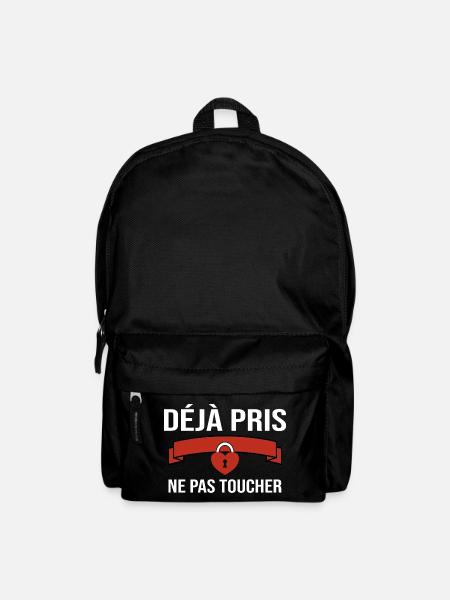 Paarhumor - Humorvolle Botschaft für Verliebte - Rucksack - Schwarz
