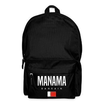 Manama Bahrain - Backpack - black - Front