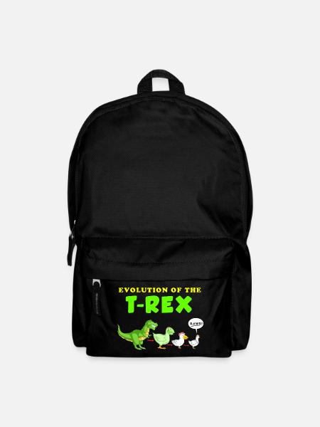 Dinosaurier - Rucksack - Schwarz