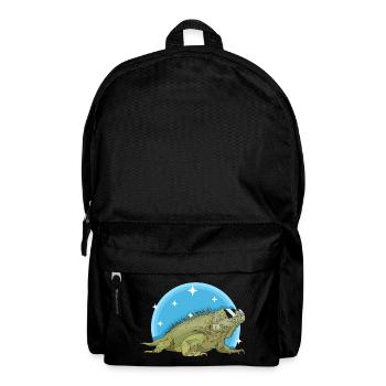 Leguan Eidechse Leguane Geschenk - Rucksack - Schwarz - Vorne