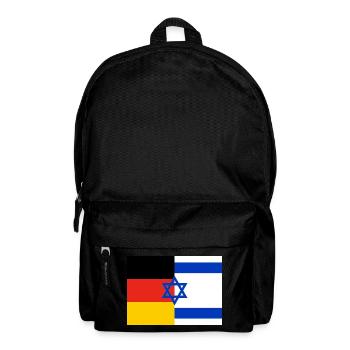 Flag Germany Israel - Backpack - black - Front