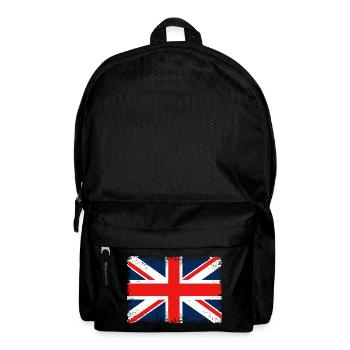 Distressed Union Jack Flag - Backpack - black - Front