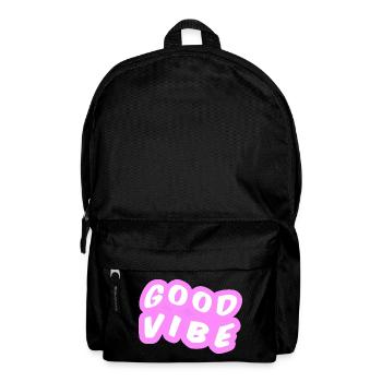 Good Vibe Pastellrosa - Rucksack - Schwarz - Vorne