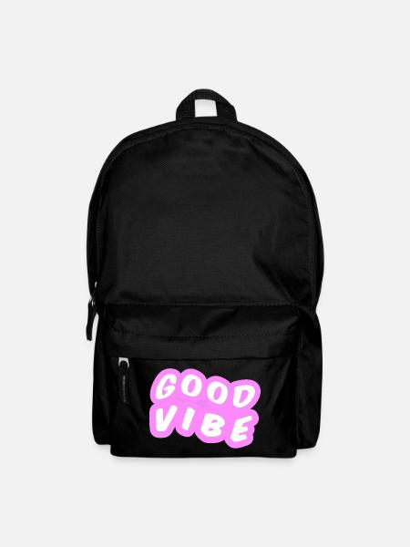 Good Vibe Pastel Pink - Backpack - black