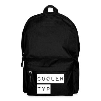 So sieht ein cooler Typ aus - Rucksack - Schwarz - Vorne