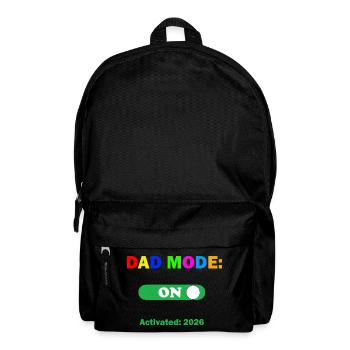 Dad Mode: ON Activated 2026 - New Dad Gift  - Backpack - black - Front