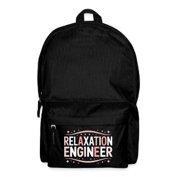 Masseurin Sprüche Massage Lustige Masseur Geschenk - Rucksack - Schwarz - Vorne