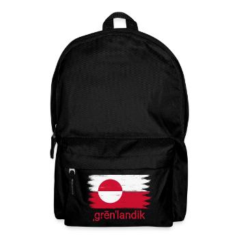 Drapeau de Grønlandik - Sac à dos - noir - Devant