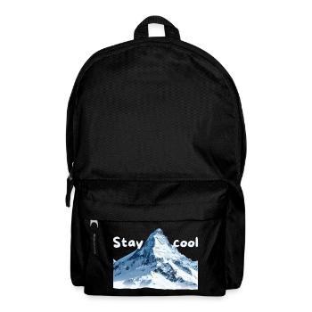 Berglandschaft Stay Cool - Rucksack - Schwarz - Vorne