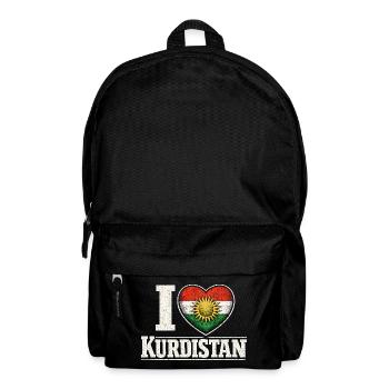 I Love Kurdistan, Kurds, Kurds - Backpack - black - Front