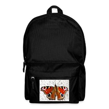 Motif papillon à œil de paon - Sac à dos - noir - Devant