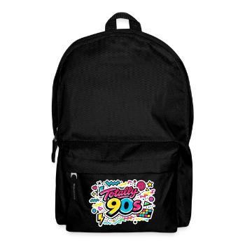 Fête à thème années 90 vintage années 90 - Sac à dos - noir - Devant