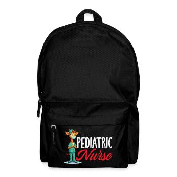 Infirmière pédiatrique Médecine de la girafe - Sac à dos - noir - Devant