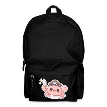 Pirate Crab with Sword - Backpack - black - Front