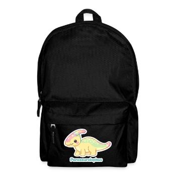 Pastel Parasaurolophus Rainbow Ridge - Backpack - black - Front