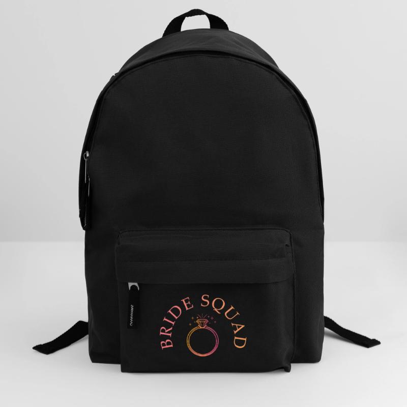 Bride Squad - Ring - Customizable Backpack