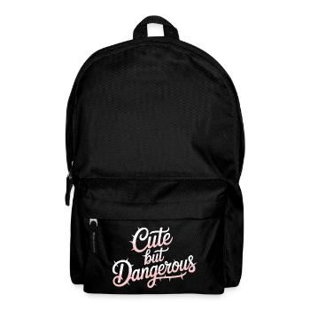Süß Aber Gefährlich Cute Kawaii Aesthetic Katze - Backpack - black - Front