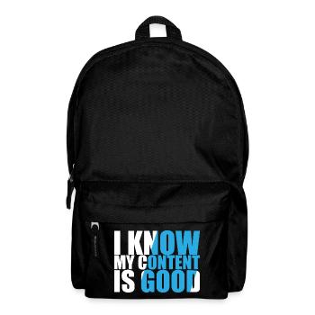 Content Creator Vlogger Online Streamer Influencer - Rucksack - Schwarz - Vorne
