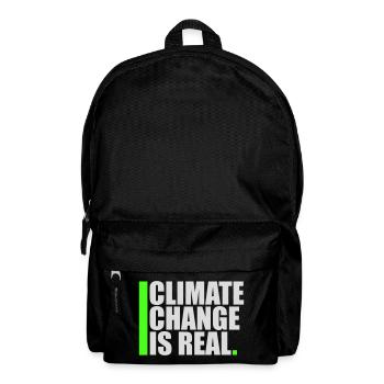 Climate Change Is Real Climate Change Science - Backpack - black - Front