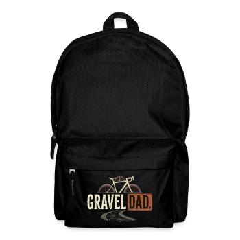 Gravel Bike Dad Fahrrad Offroad Papa - Backpack - black - Front