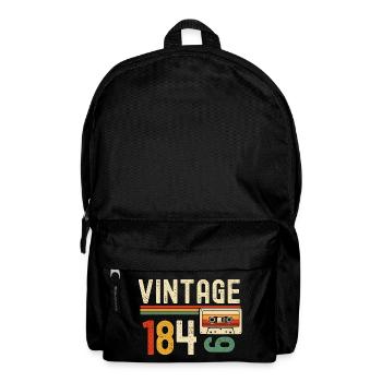 Vintage 1840's Retro Cassette - Backpack - black - Front