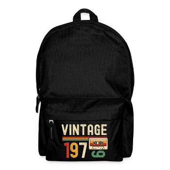Vintage 70s Cassette - Backpack - black - Front