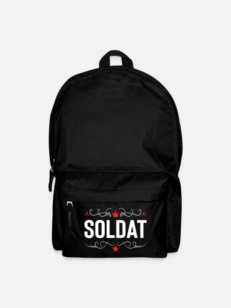 Soldat Beruf - Rucksack - Schwarz
