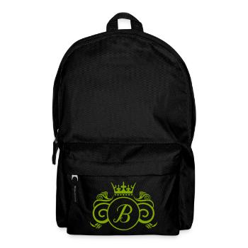 Armoiries du monogramme Royal B - Sac à dos - noir - Devant