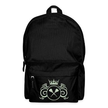 Emblème de la couronne du blason de la fléchette - Sac à dos - noir - Devant