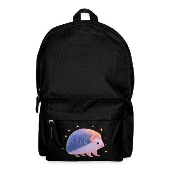 Hérisson avec des étoiles - Sac à dos - noir - Devant