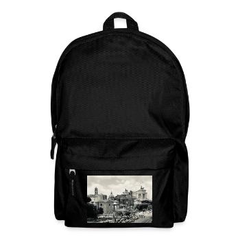 Sepia Rome: Colosseum and Square - Backpack - black - Front