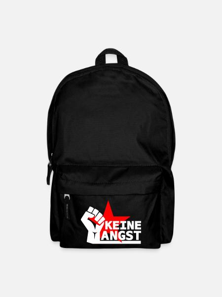 Widerstand - Keine Angst - Rucksack - Schwarz