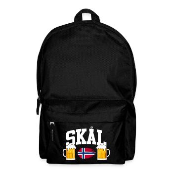 Vacances en Norvège dans les fjords de Norge Voyage en Scandinavie - Sac à dos - noir - Devant
