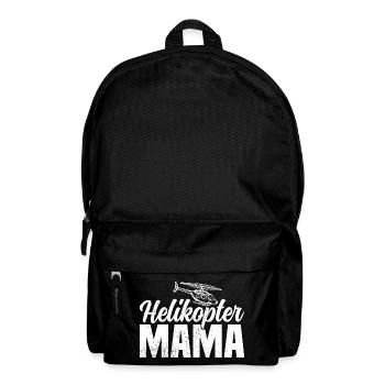 Helikopter Mama - Rucksack - Schwarz - Vorne
