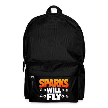 Schweißen Spruch Geschenk für Männer & Handwerker - Rucksack - Schwarz - Vorne