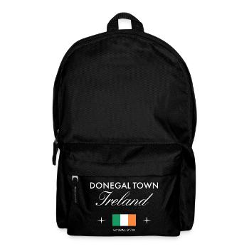 Donegal Town Ireland Coordinates Travel Souvenir - Backpack - black - Front
