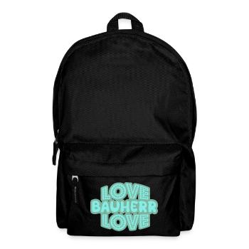 Berufung Bauherr - Rucksack - Schwarz - Vorne